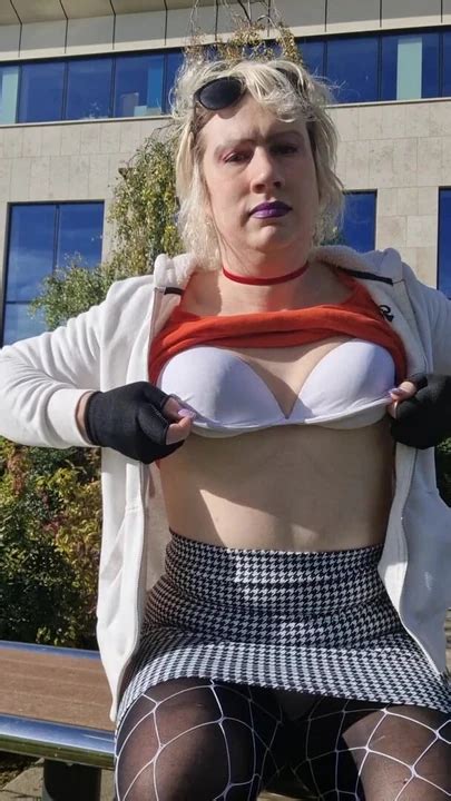 Titty Drop In A Public Park Shemale Ladyboy Ladyboy Porn Feat Bambi Christa XHamster