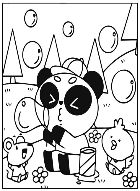 Cartoon Animals Coloring Pages Printable