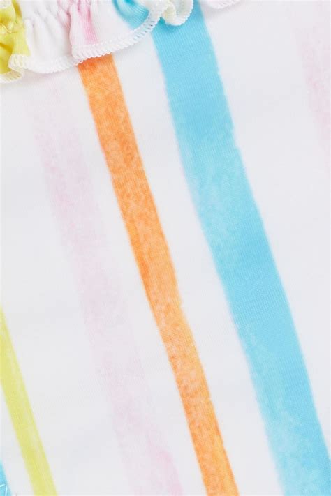 Solid Striped The Daphne Tief Sitzendes Bikini H Schen Mit R Schen Und Streifen The Outnet