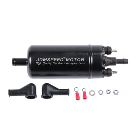 JDMSPEED New Universal Inline High Pressure Fuel Pump 12V Gasoline Fuel