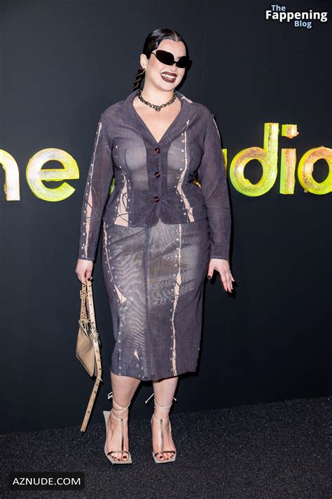 Barbie Ferreira Sexy Shows Off Her Hot Curves At The Acne Studios Fashion Show In Paris Aznude