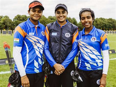 Indian Women S Compound Team Scripts History At World Archery