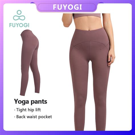 Fuyogi Leggings Lulu Sports Yoga Pants Autumn Winter Tight Hip