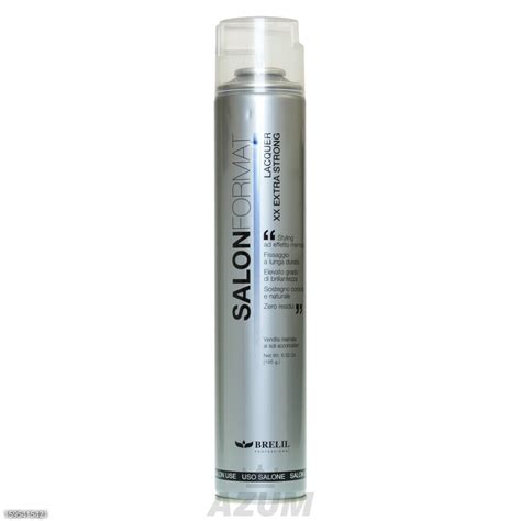 Brelil Professional Extra strong hold hairspray Salon Format Fixing ...