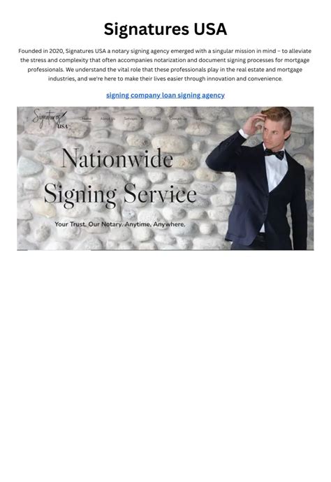 Ppt Signatures Usa Powerpoint Presentation Free Download Id12673377