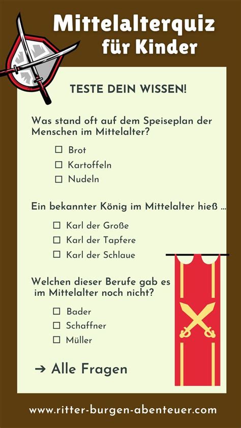 Pin Auf Ritter Burgen Grundschule