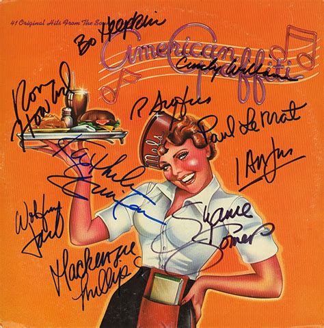 American Graffiti Cast Signed Movie Soundtrack Album Album