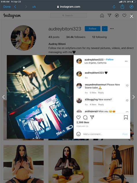 Audrey Bitoni WHOA Page Porn Fan Community Forum