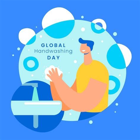 Premium Vector Global Handwashing Day Concept