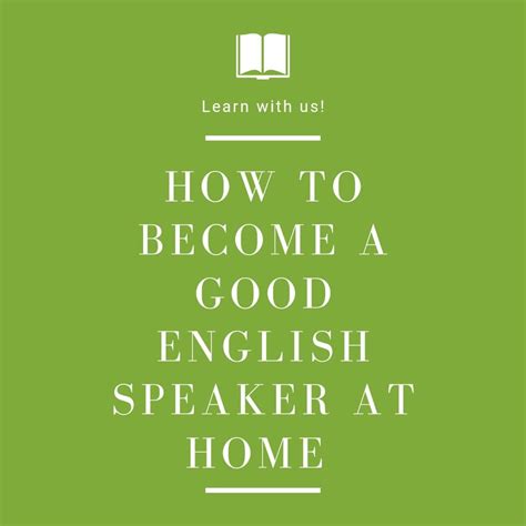 good english speaker  home  english learner hub