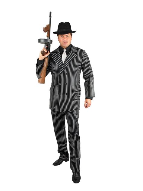 Gangster Plus Sized Costume — Costume Super Center