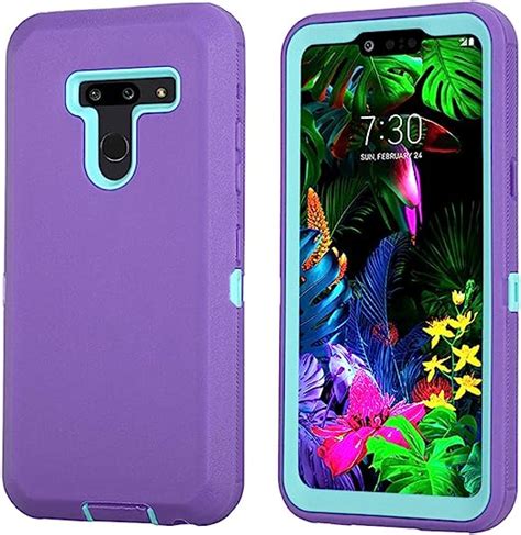 Amazon Annymall LG G8 ThinQ Case LG G8 Case Hybrid High Impact