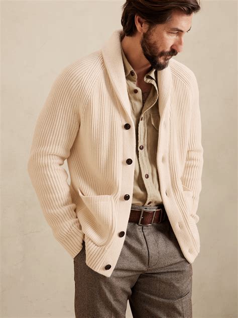 Aventura Shawl Collar Cardigan Banana Republic