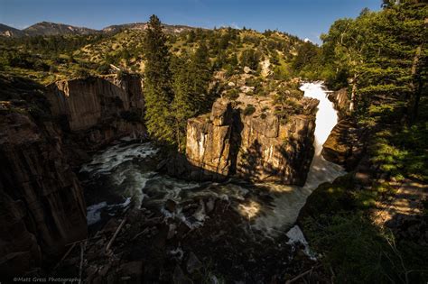 Shell Falls, Bighorn National Forest, Wyoming [OC] [2048X1365] : EarthPorn