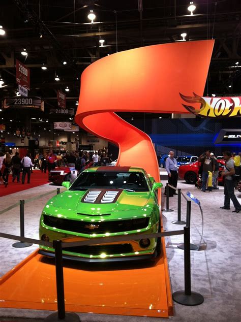 2012 Camaro Green Hot Wheels Concept Car SEMA Show