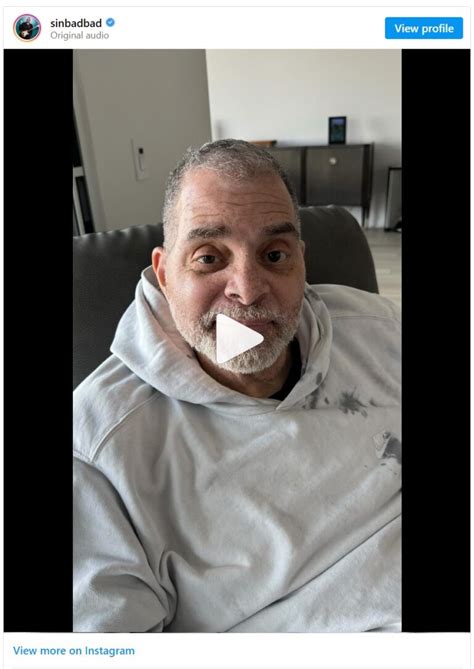 Legendary Comedian Sinbad Makes First Appearance After Stroke