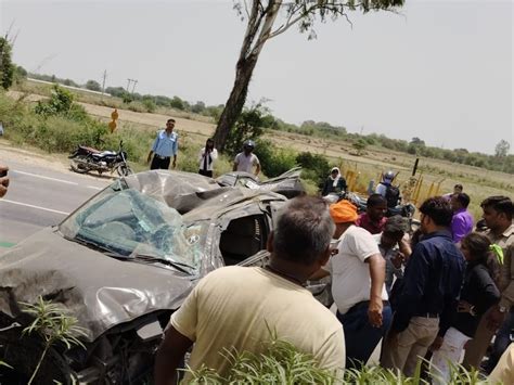 High Speed Uncontrolled Car Overturned On The Highway Going From