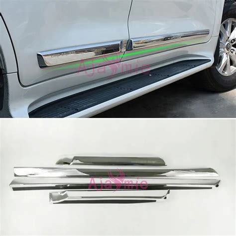 Chrome Car Styling Body Side Door Garnish Moulding Trim Kits