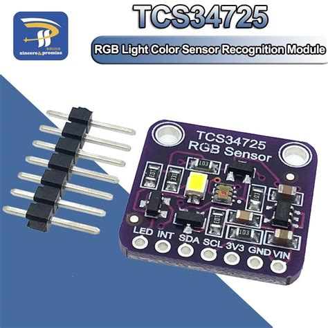 Tcs34725 Low Power Ir Blocking Filter Rgb Light Color Sensor