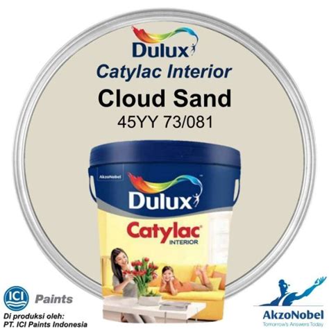 Promo CAT DULUX CATYLAC INTERIOR 5 KG - CLOUD SAND 45YY 73/081 ...