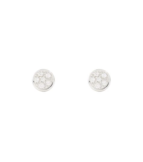 Tous Aretes En Oro Blanco Kilates Con Diamantes Sweet Dolls Mujer