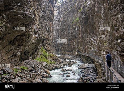 Glacier Canyon in Grindelwald Stock Photo - Alamy