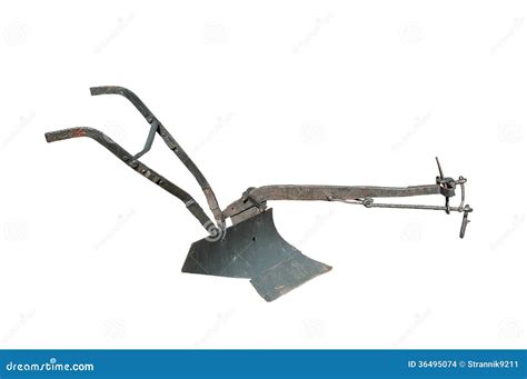 Old Hand Plow Stock Photo Image Of Ukraine Farming 36495074