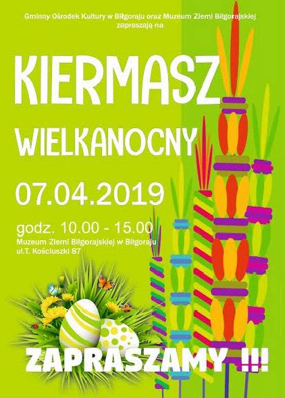 Kiermasz Wielkanocny w Muzeum Ziemi Bilgorajskiej Powiat Biłgorajski