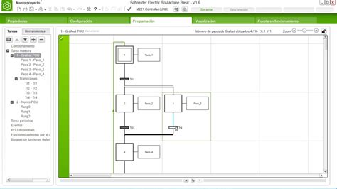 Schneider M221 programación Grafcet SFC YouTube