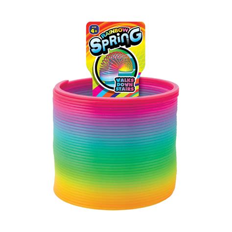 Rainbow Spring Slinky Toy