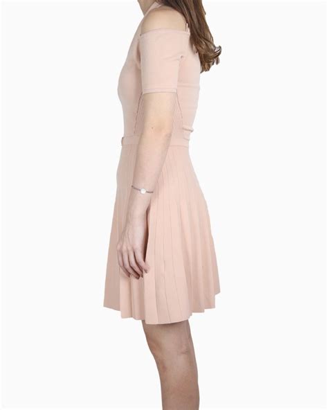 Vestido Versace Original Nude Feminino