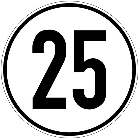 25 Number PNG Transparent Images