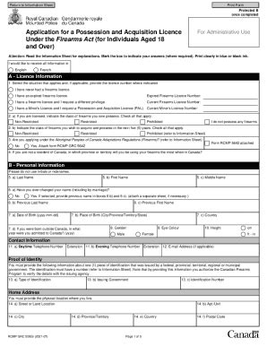 Form Canada Rcmp Grc E Fill Online Printable Fillable Blank