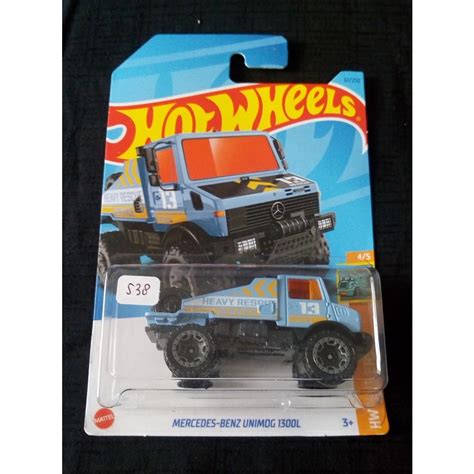 Jual Hot Wheels Mercedes Benz Unimog L Hw Haulers No Blue Shopee Indonesia