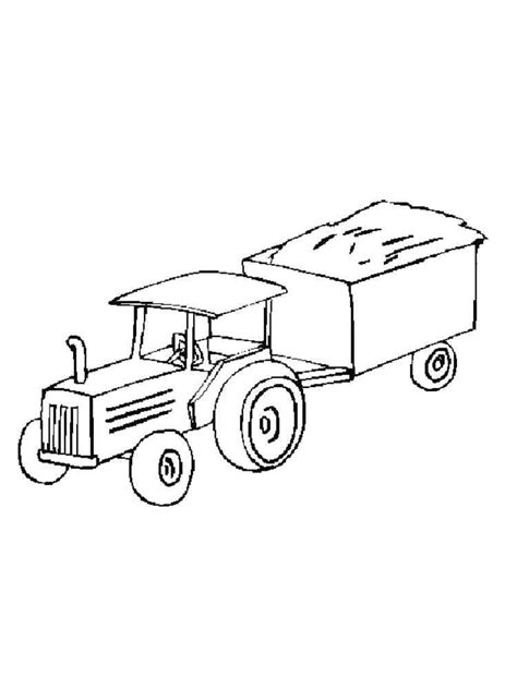 Tractor Trailer Coloring Pages