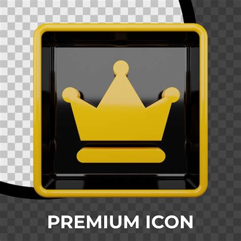 Premium Psd Flat 3d Icon Premium Isolated