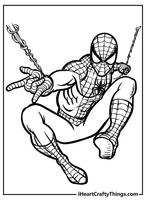 Printable Spider Man Coloring Pages Updated 2023 Coloring Sheets