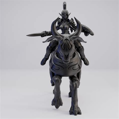 Hot Goblin 不死の光侵略者 ヌードB エルフ騎兵 ミニチュア ホットゴブリン