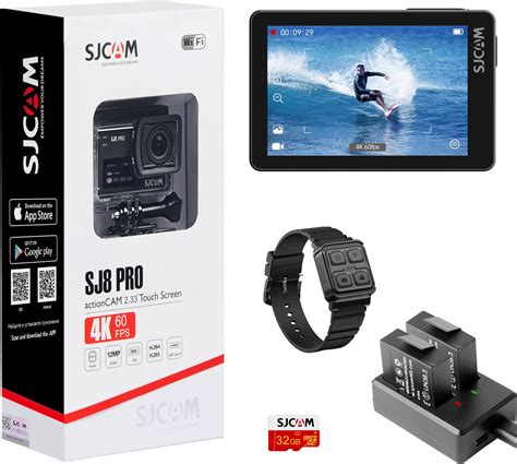 Amazon.com : SJCAM SJ8Pro Native 4K60fps Action Camera with 170° FOV ...