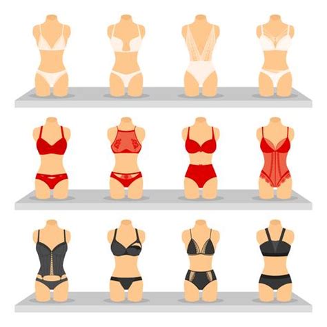 Fashion Lingerie Images Set 483571 Vector Art At Vecteezy