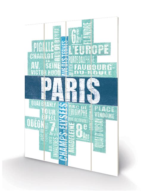 Barry Goodman Paris Type Art Print The Art Group