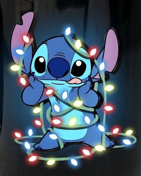 Pin By Stacy Reyes On All Things Stitch Cute Christmas Wallpaper