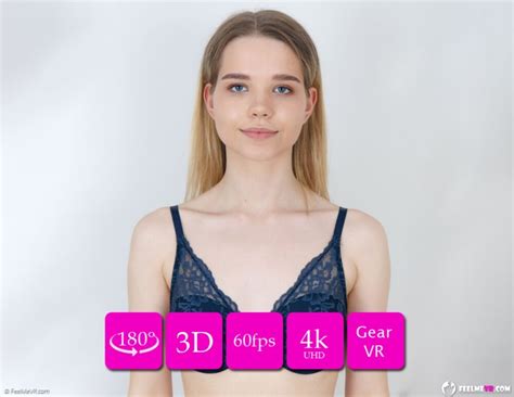 VR180 Juna Real 18yo Perfect Titties Teenager Poses Topless In Casting VR Porn Video VRPorn