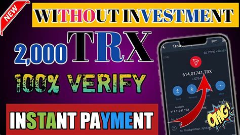 Claim Free 12 500 Trx On Trust Wallet [no Investment] 🤑 Earn Free Trx