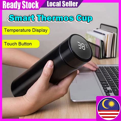 Led Digital Thermos Mug Travel Thermos Cup Smart Hot Water Bottle Stainless Steel Thermal Flask