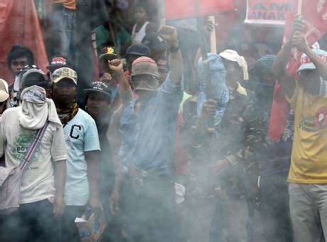 Filipino Farmers Shout Slogans During Protest Editorial Stock Photo - Stock Image | Shutterstock