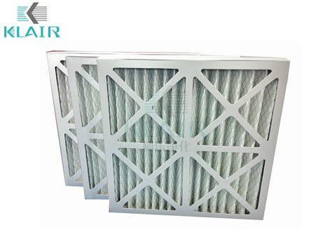 Cardboard Frame Hvac Pre Filter Pleated Panel HVAC Furnace Filter G4