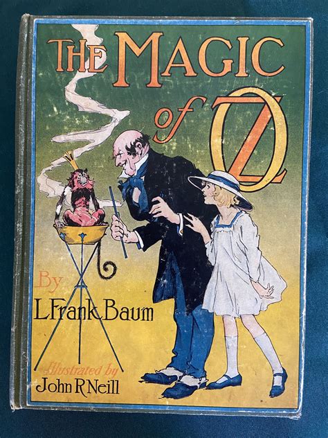 Sold: THE MAGIC OF OZ Book L Frank Baum Reilly and Lee 1st Edn/2nd Prt ...