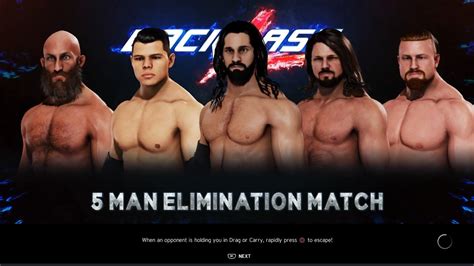 WWE 2K20 Buddy Murphy Vs AJ Styles Vs Seth Rollins Vs Humberto