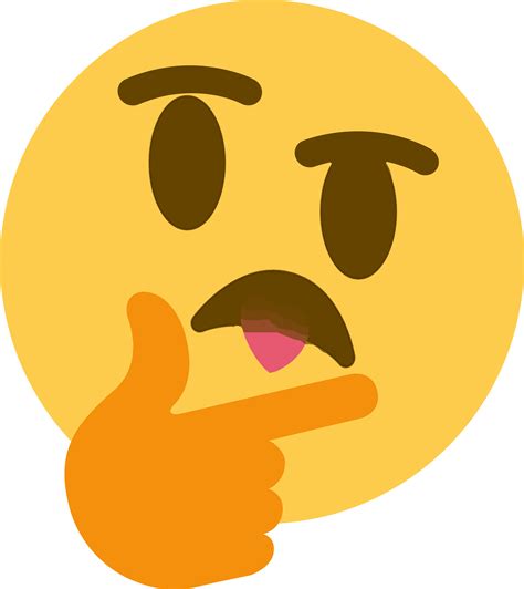 Thonk Discord Emoji Ping Png Thonk Discord Thinking Discord Clipart Large Size Png Image